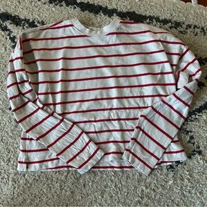 AYR half day cropped long sleeve tee